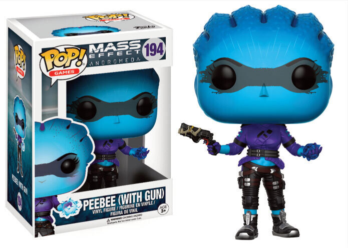Mass Effect Andromeda POP! Games Vinyl Figure Peebee (With Gun) 9 cm
