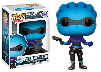 Mass Effect Andromeda POP! Games Vinyl Figure Peebee (With Gun) 9 cm