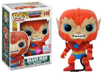 Masters of the Universe POP! Television Vinyl Figure Beast Man (Flocked) (Fall Convention 2017) 9 cm