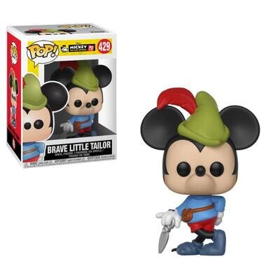 Mickey Mouse 90th POP! Disney Vinyl Figure Brave Little Tailor Mickey 9 cm