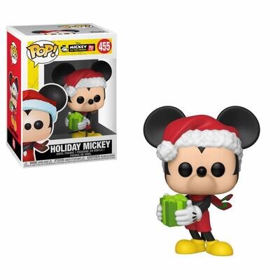 Mickey Mouse 90th POP! Disney Vinyl Figure Holiday Mickey 9 cm