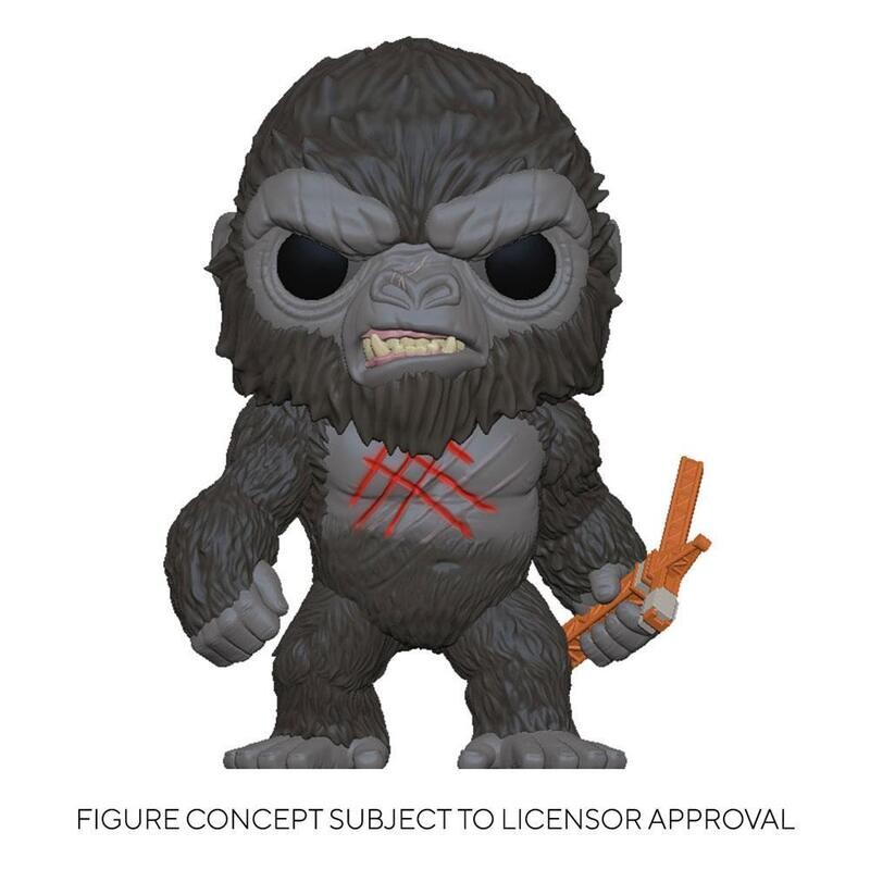 Godzilla vs Kong POP! Movies Vinyl Figure Battle-Scarred Kong 9 cm