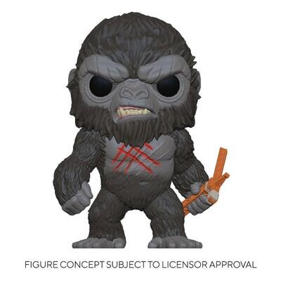 Godzilla vs Kong POP! Movies Vinyl Figure Battle-Scarred Kong 9 cm