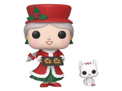 Peppermint Lane POP! Christmas Vinyl Figure Mrs Claus & Candy Cane 9 cm