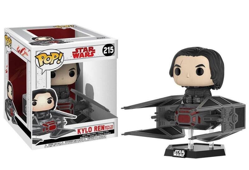 Star Wars Episode VIII POP! Rides Vinyl Bobble-Head Kylo Ren on Tie Fighter 9 cm