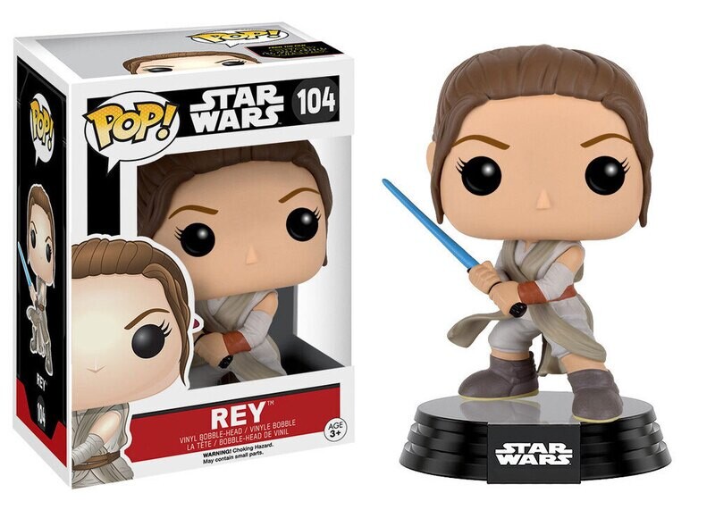 Star Wars Episode VII POP! Vinyl Figure Rey (Battle Pose) 9 cm