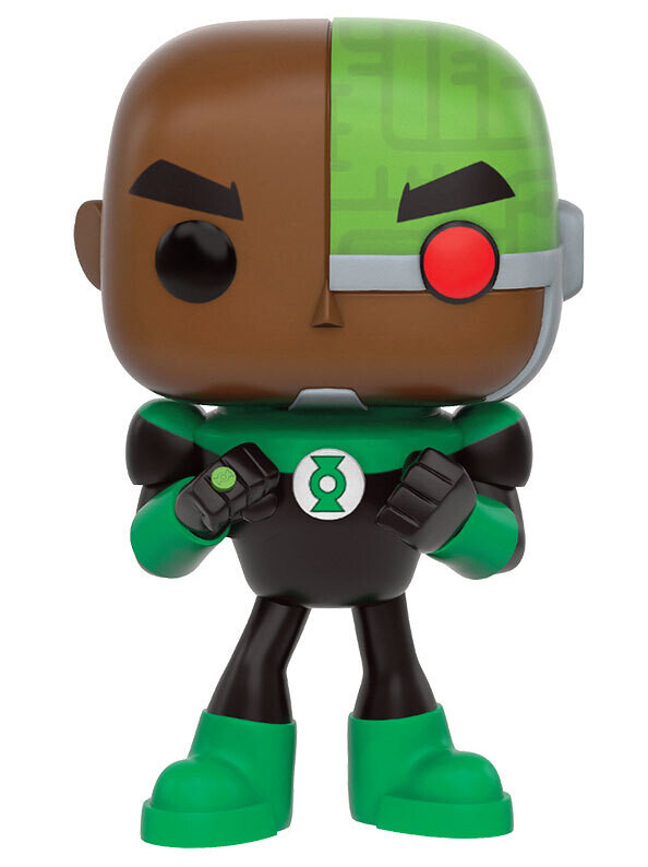 Teen Titans Go! POP! Television Vinyl Figure Cyborg as Green Lantern 9 cm