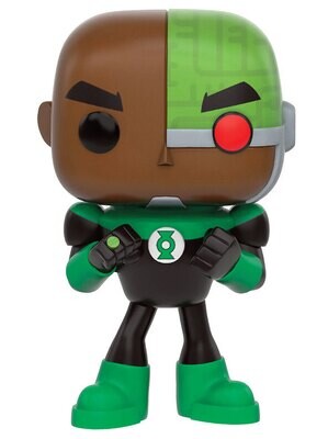 Teen Titans Go! POP! Television Vinyl Figure Cyborg as Green Lantern 9 cm