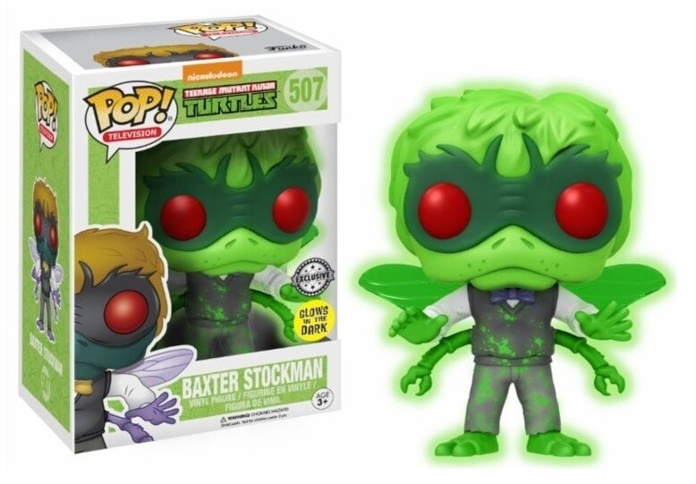 Teenage Mutant Ninja Turtles POP! Television Vinyl Figure Baxter Stockman (GITD) 9 cm