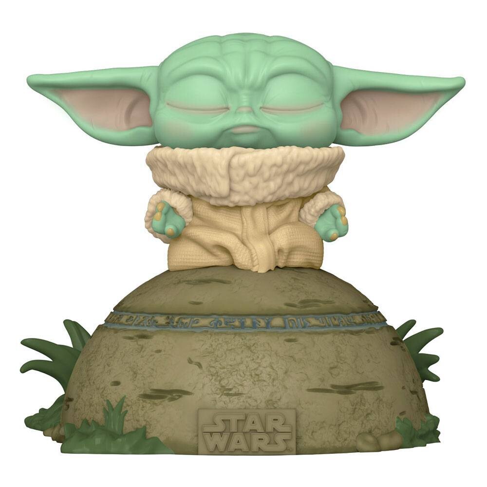 The Mandalorian Deluxe POP! Star Wars Vinyl Figure Grogu using The Force 15 cm