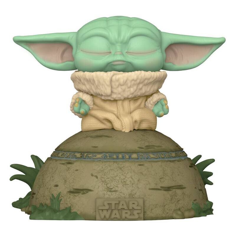 The Mandalorian Deluxe POP! Star Wars Vinyl Figure Grogu using The Force 15 cm