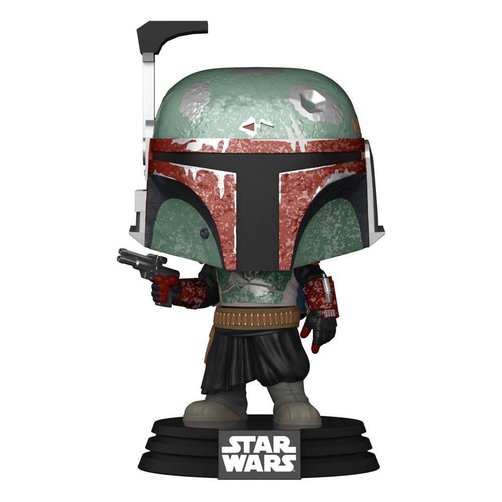 The Mandalorian POP! Star Wars & Tee Box Boba Fett (Metallic)