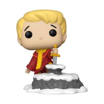 The Sword in the Stone POP! Deluxe Disney Vinyl Figure Arthur Pulling Excalibur (2021 Fall Con) 9 cm