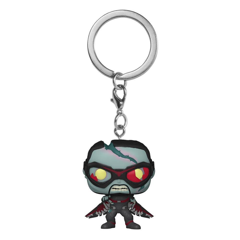 What If...? Pocket POP! Marvel Vinyl Figure Keychain Zombie Falcon 4 cm