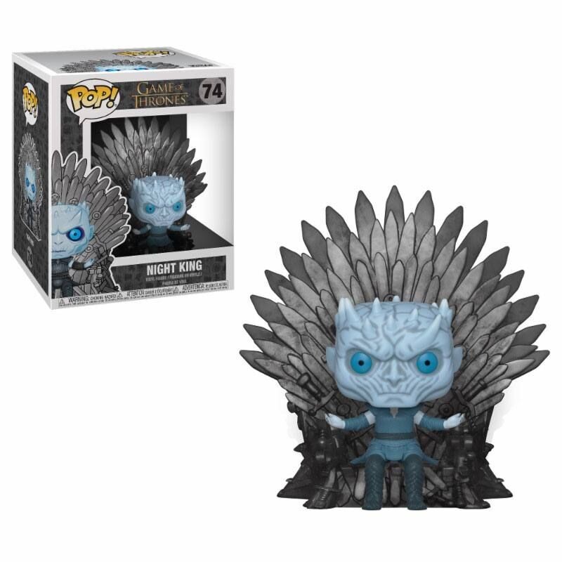 Game of Thrones POP! Deluxe Vinyl Figure Jon Snow on Iron Throne 15 cm