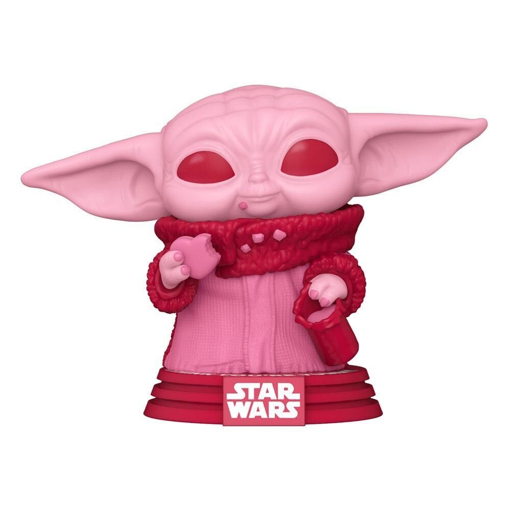 Valentines POP! Star Wars Vinyl Figure Grogu with Cookies 9 cm