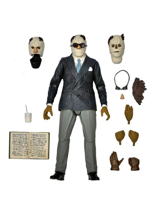 Universal Monsters Action Figure Ultimate Invisible Man (Colour) 18 cm
