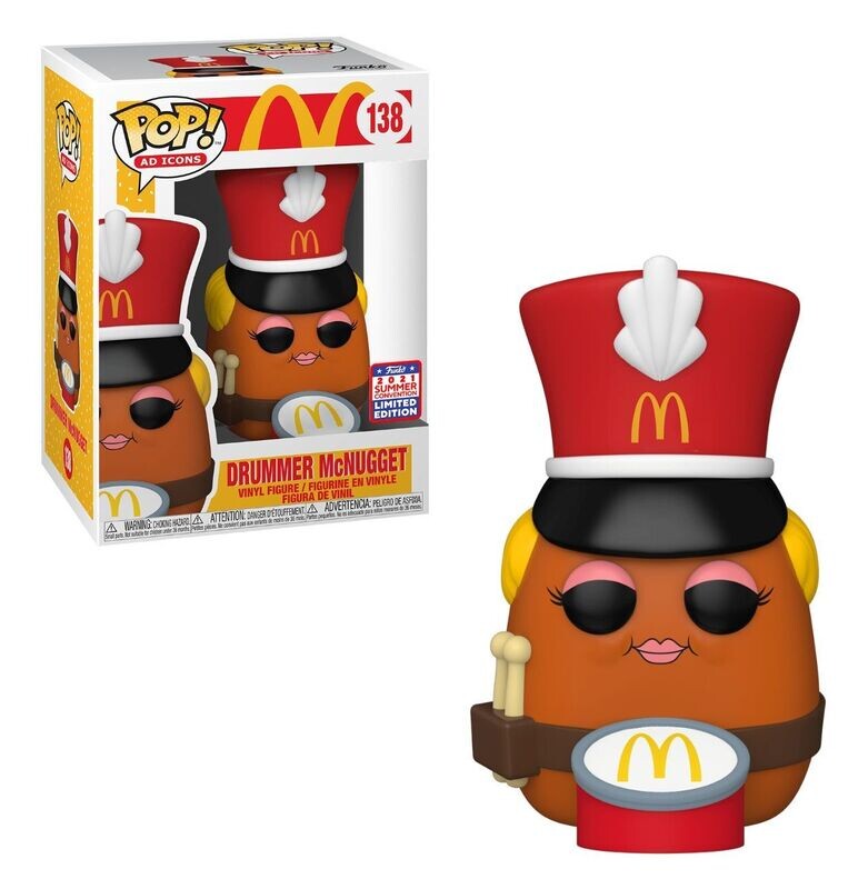 McDonalds POP! Ad Icons Vinyl Figure Drummer McNugget (2021 Summer Con) 9 cm
