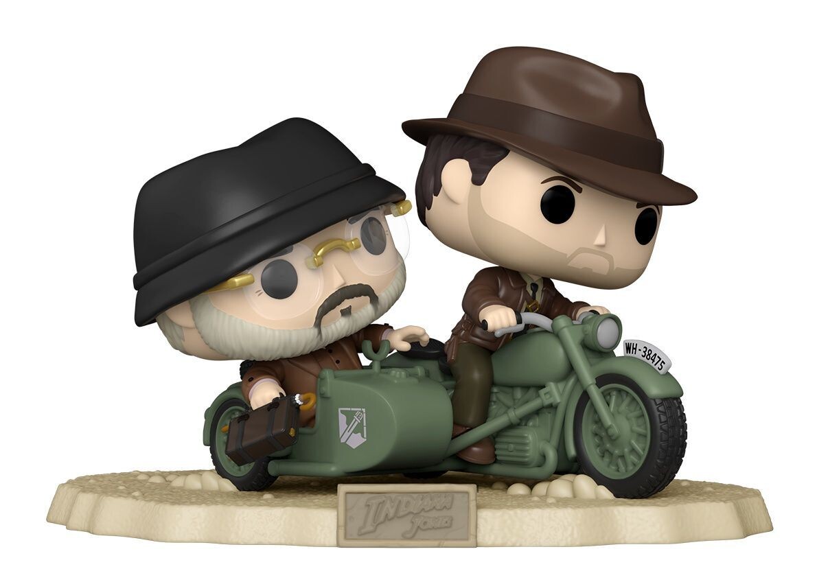 Indiana Jones POP! Rides Vinyl Figure Indiana Jones & Henry Jones Sr 9 cm