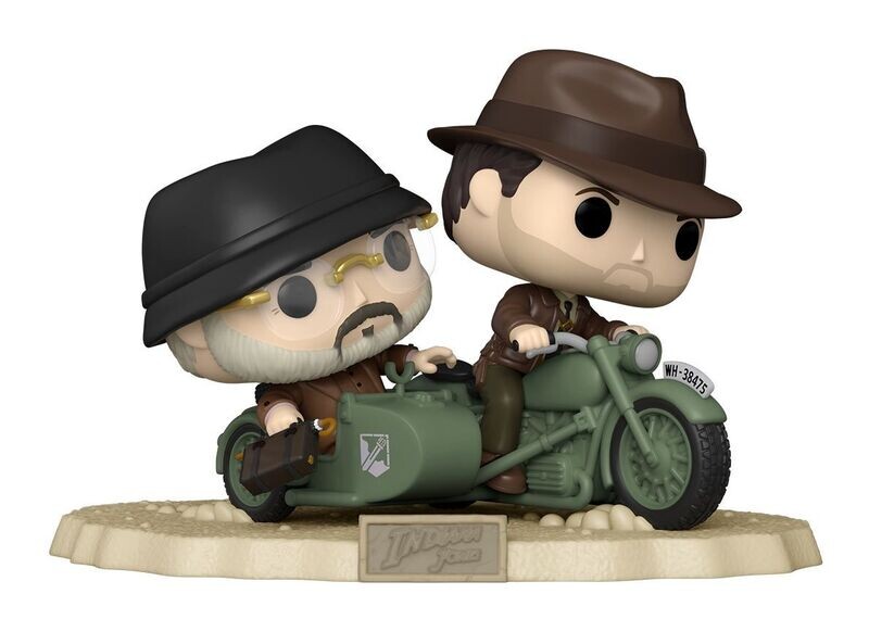 Indiana Jones POP! Rides Vinyl Figure Indiana Jones & Henry Jones Sr 9 cm
