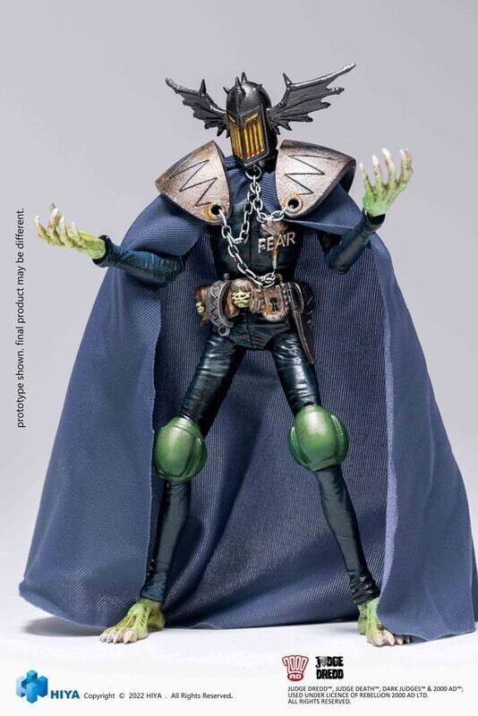 2000AD Judge Dredd 1/18 Scale Exquisite Mini Action Figure Judge Fear 11 cm