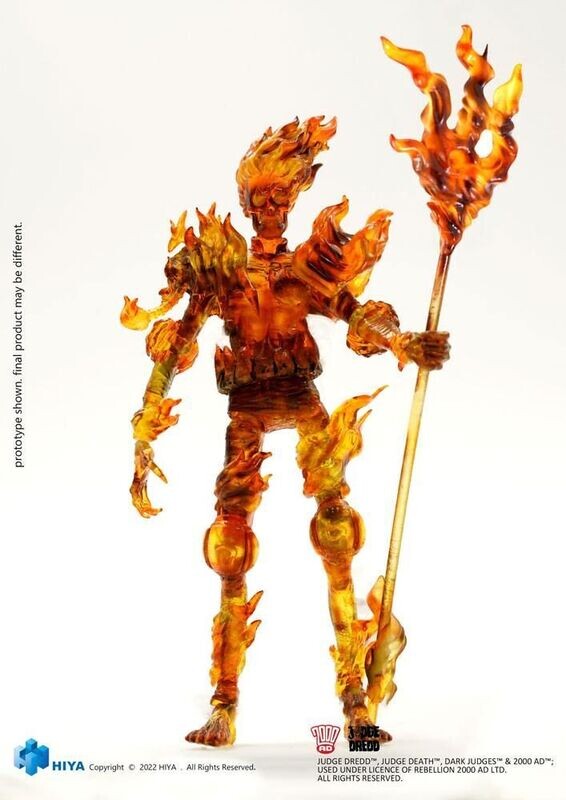 2000AD Judge Dredd 1/18 Scale Exquisite Mini Action Figure Judge Fire 11 cm