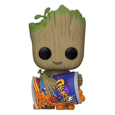 I am Groot POP! Marvel Vinyl Figure Groot with Cheese Puffs 9 cm