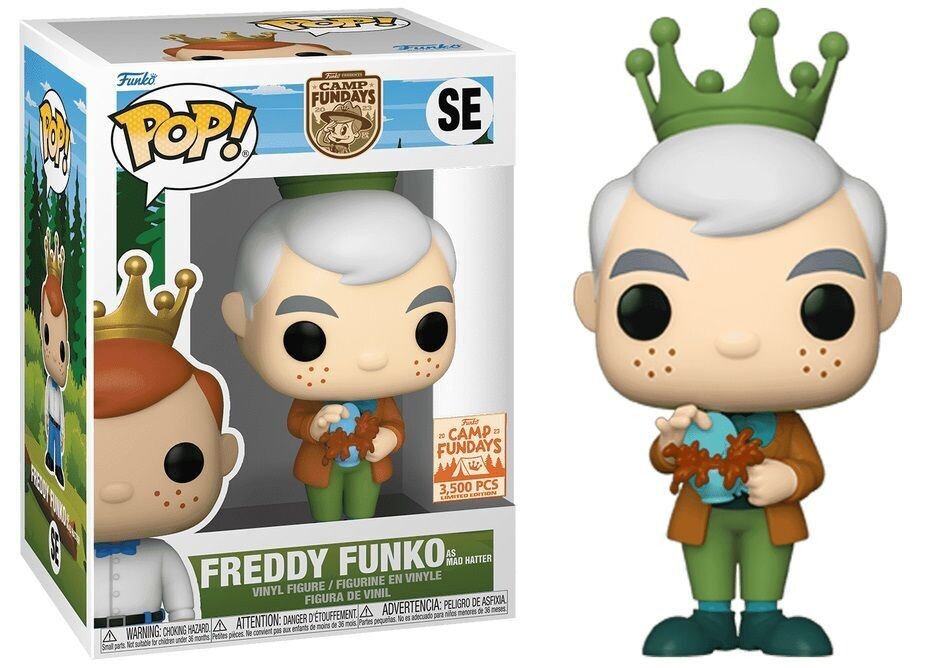 Funko SE POP! Vinyl Figure Freddy Funko as Mad Hatter (Camp Fundays 2023) Ltd 3500 9 cm