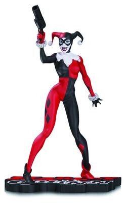 DC Comics Red, White & Black Statue Harley Quinn by Jim Lee 17 cm