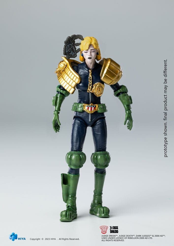 2000AD Judge Dredd 1/18 Scale Exquisite Mini Action Figure Hall of Heroes: Judge Anderson 11 cm