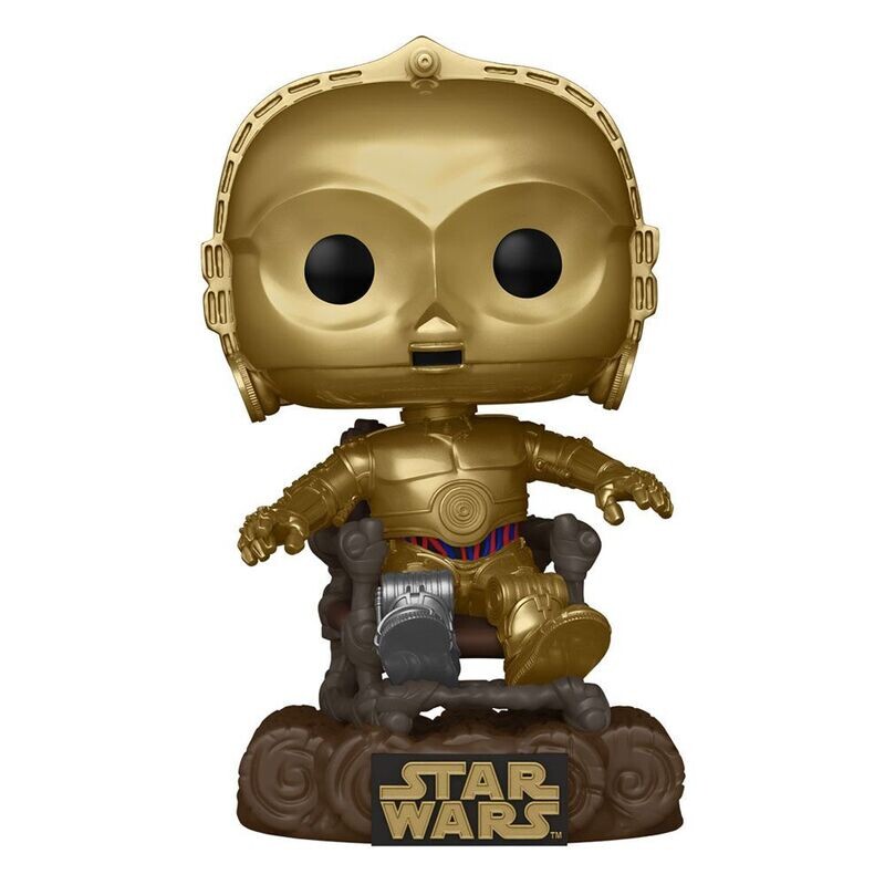 Return of the Jedi 40th POP! Star Wars Vinyl Figure C-3PO in Chair 9 cm