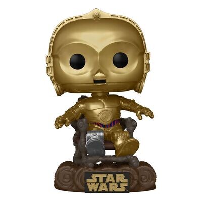 Return of the Jedi 40th POP! Star Wars Vinyl Figure C-3PO in Chair 9 cm