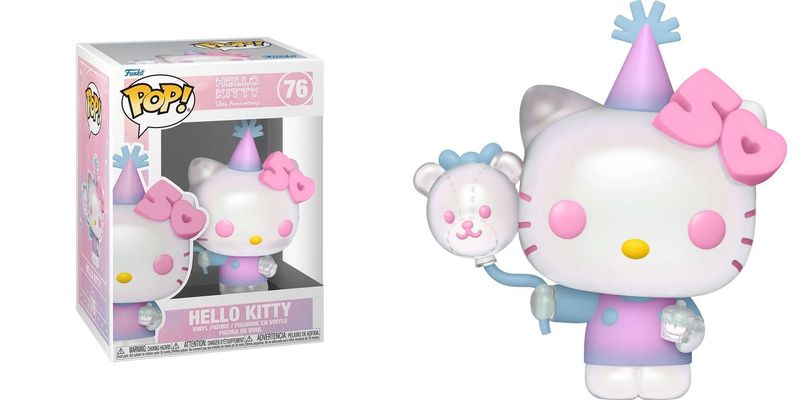 Hello Kitty 50th POP! Sanrio Vinyl Figure Hello Kitty with Balloon 9 cm