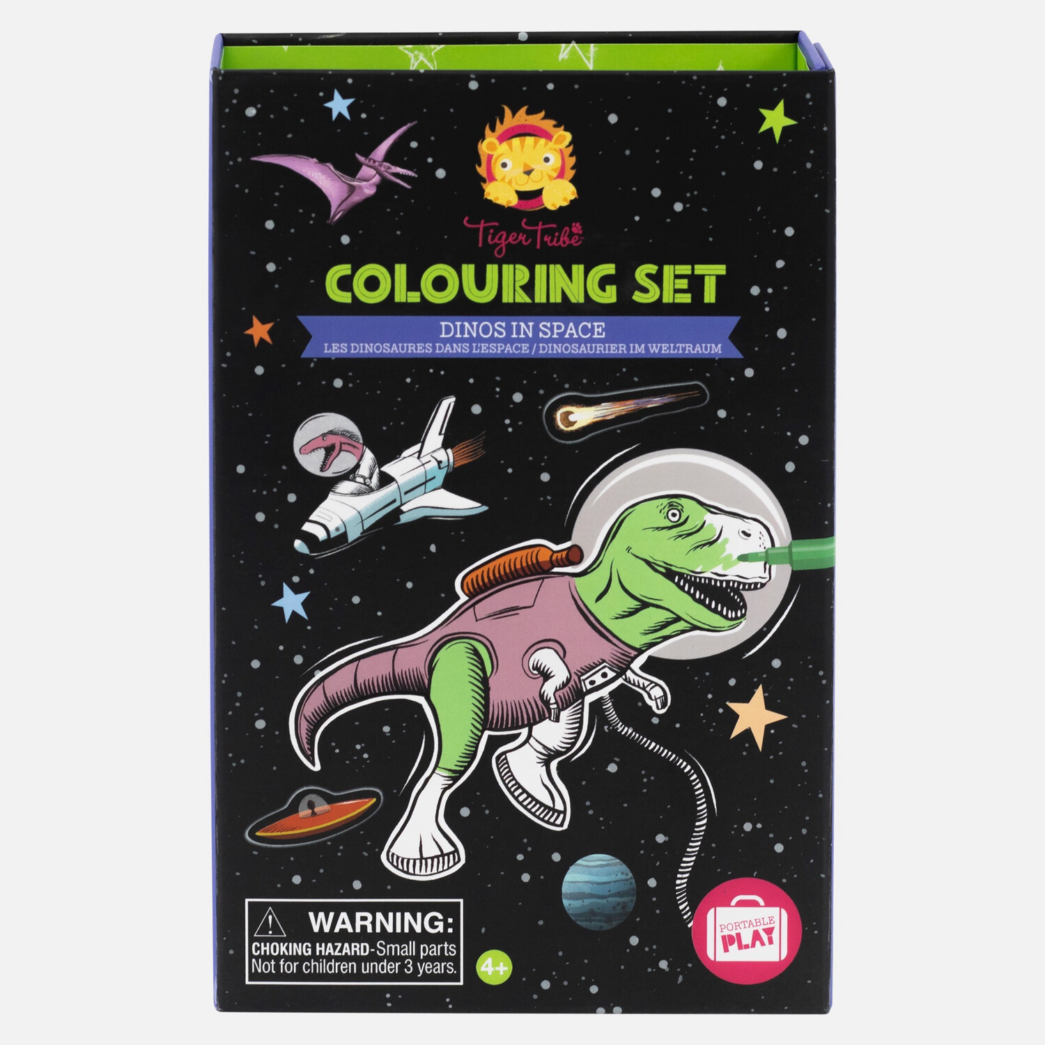 Colouring Set Dino In Space