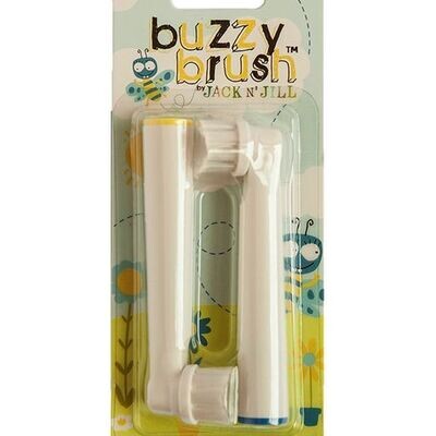 Jack N&#39; Jill Replacement 2 Pack Brushes Buzzy Brush