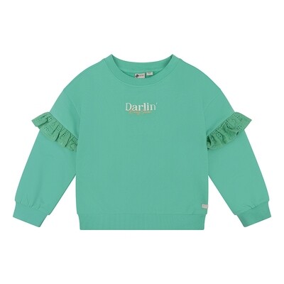 Organic Oversized Sweater Ruffle Darlin