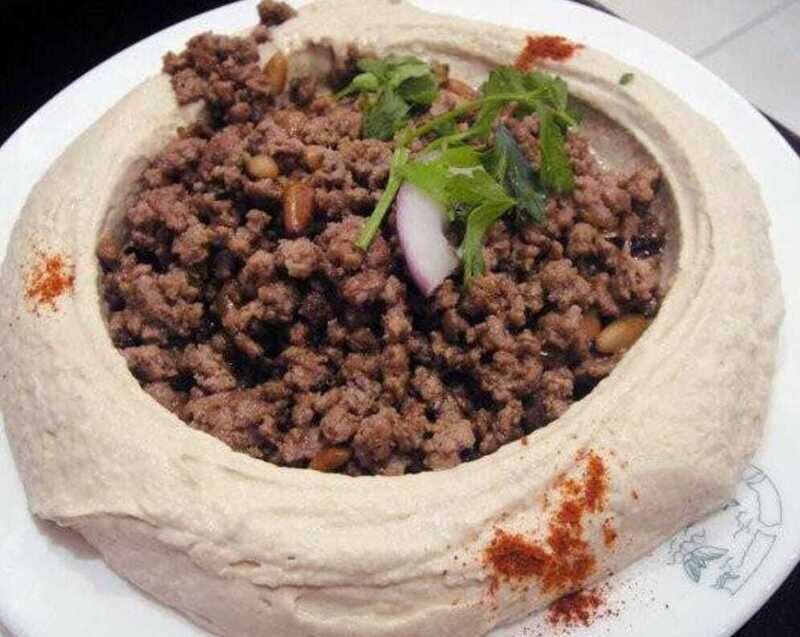 Hummus Met Gehakt