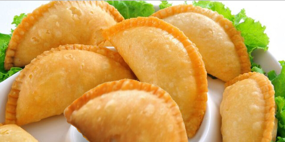 Samosa met halloumikaas