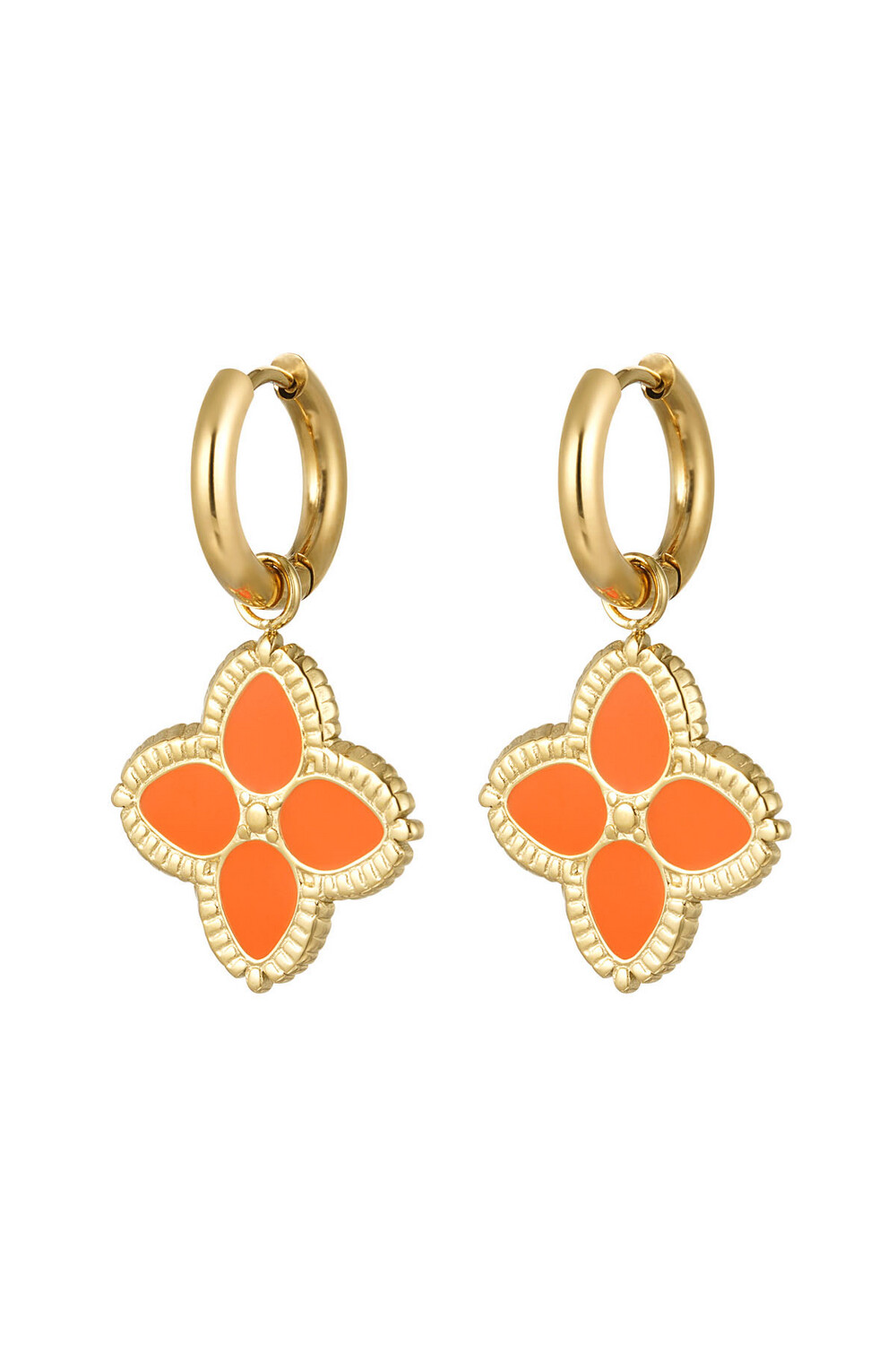 Orange Silke Earrings
