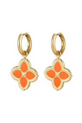Orange Silke Earrings