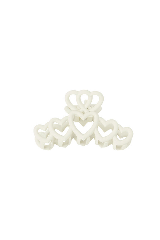 Heart Clip White