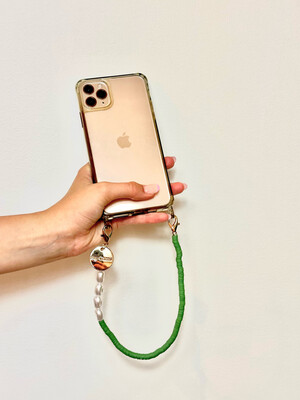 Laura Phone Chain Dark Green