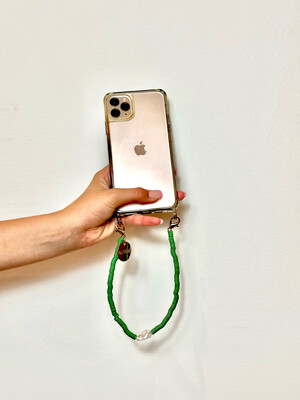 Lola Phone Chain Dark Green
