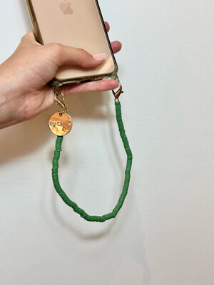 Lena Phone Chain Dark Green