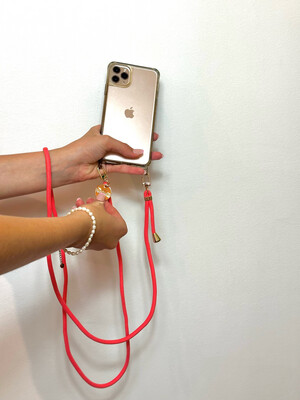 Luna Phone Chain Red