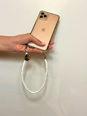 Lena Phone Chain White