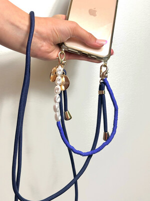 Laura Phone Chain Dark Blue