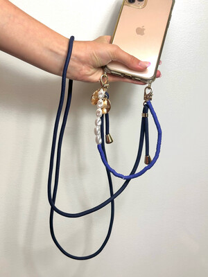 Luna Phone Chain Dark Blue