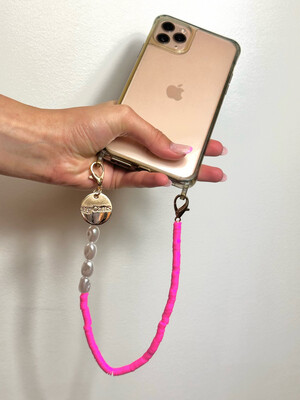 Laura Phone Chain Pink