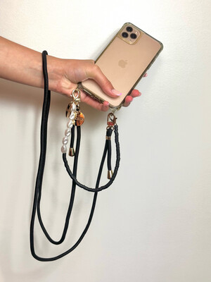 Luna Phone Chain Black